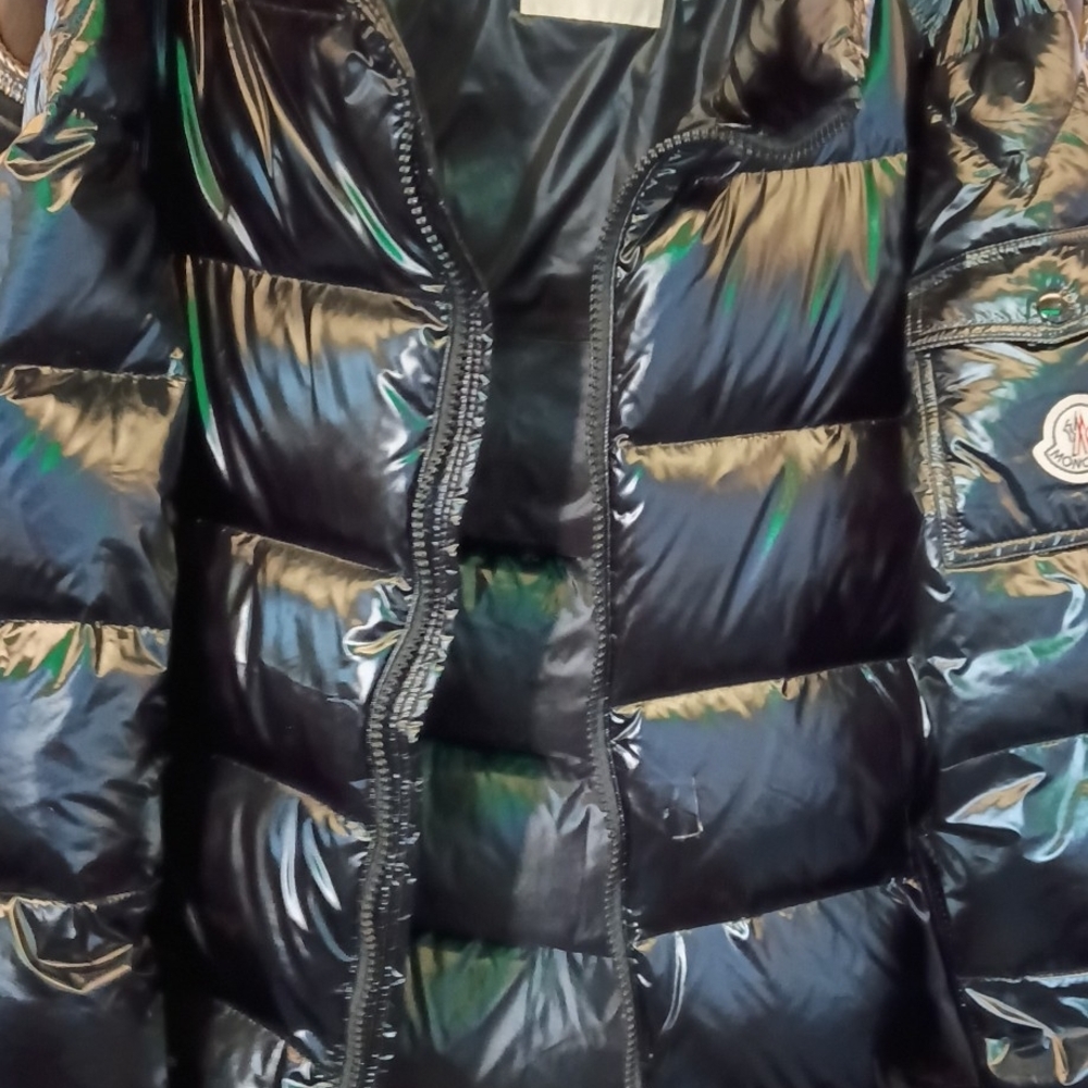 Moncler Iridescent Black Puffer Jacket
